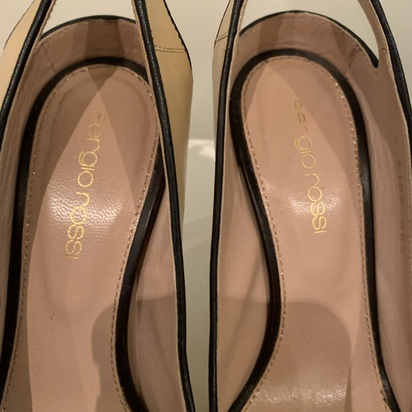 Sergio Rossi peep toe heel - Picture 5 of 5